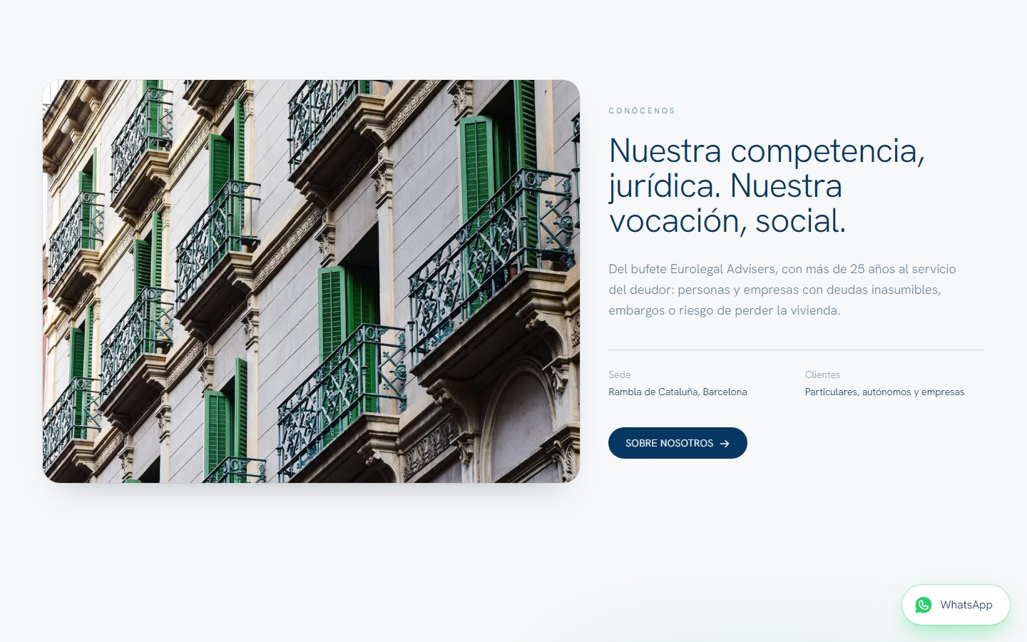 Abogado del deudor — Website with an assistant for debt-relief lawyers, 2