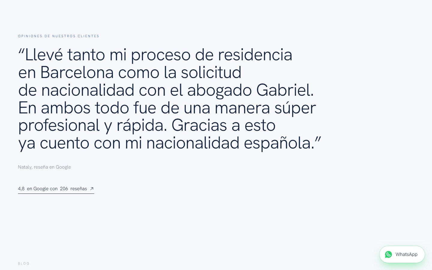 Miopciónlegal Abogados — Website with an assistant for immigration lawyers, 2