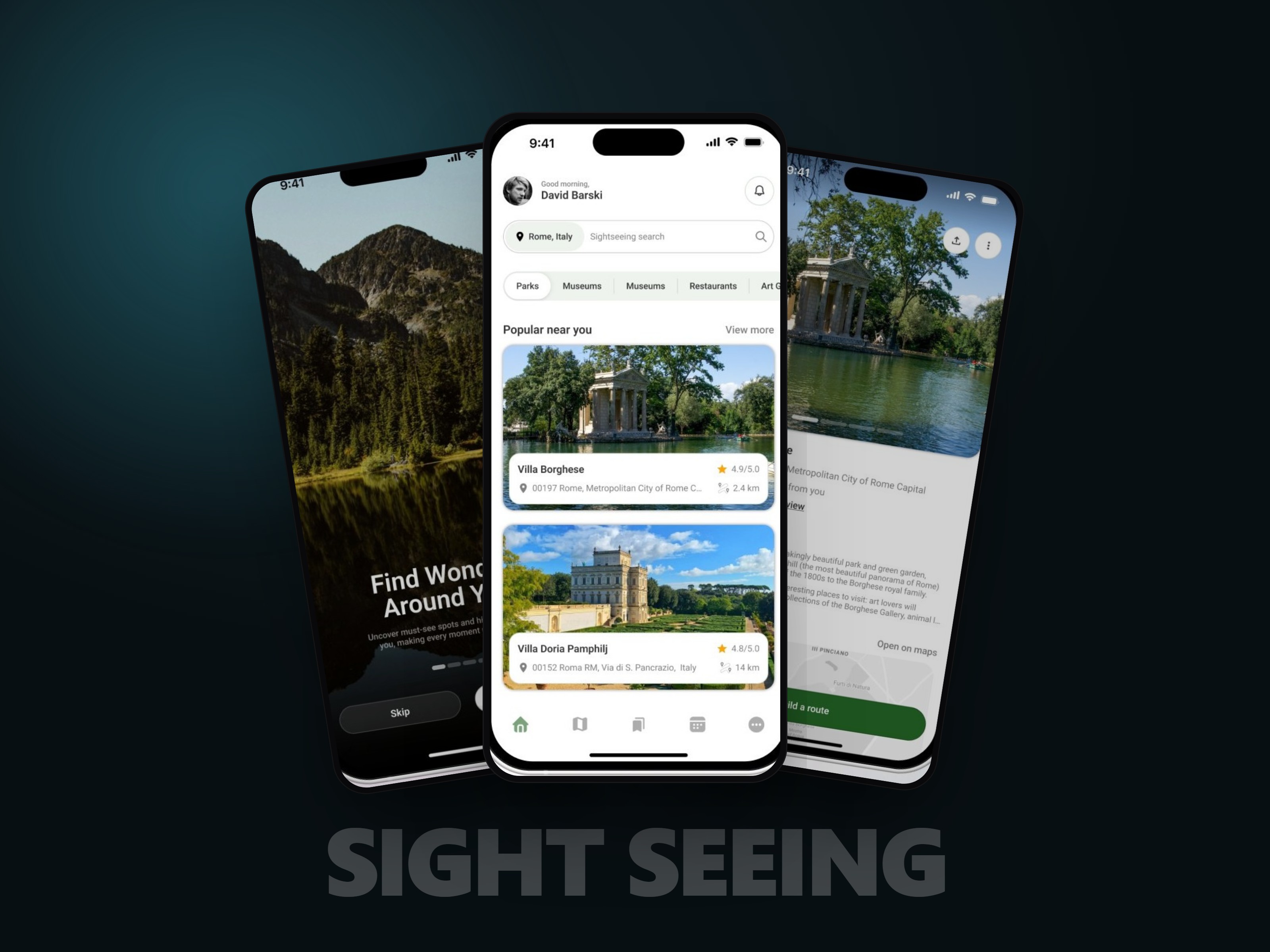 Sightseeing Search — Travel App