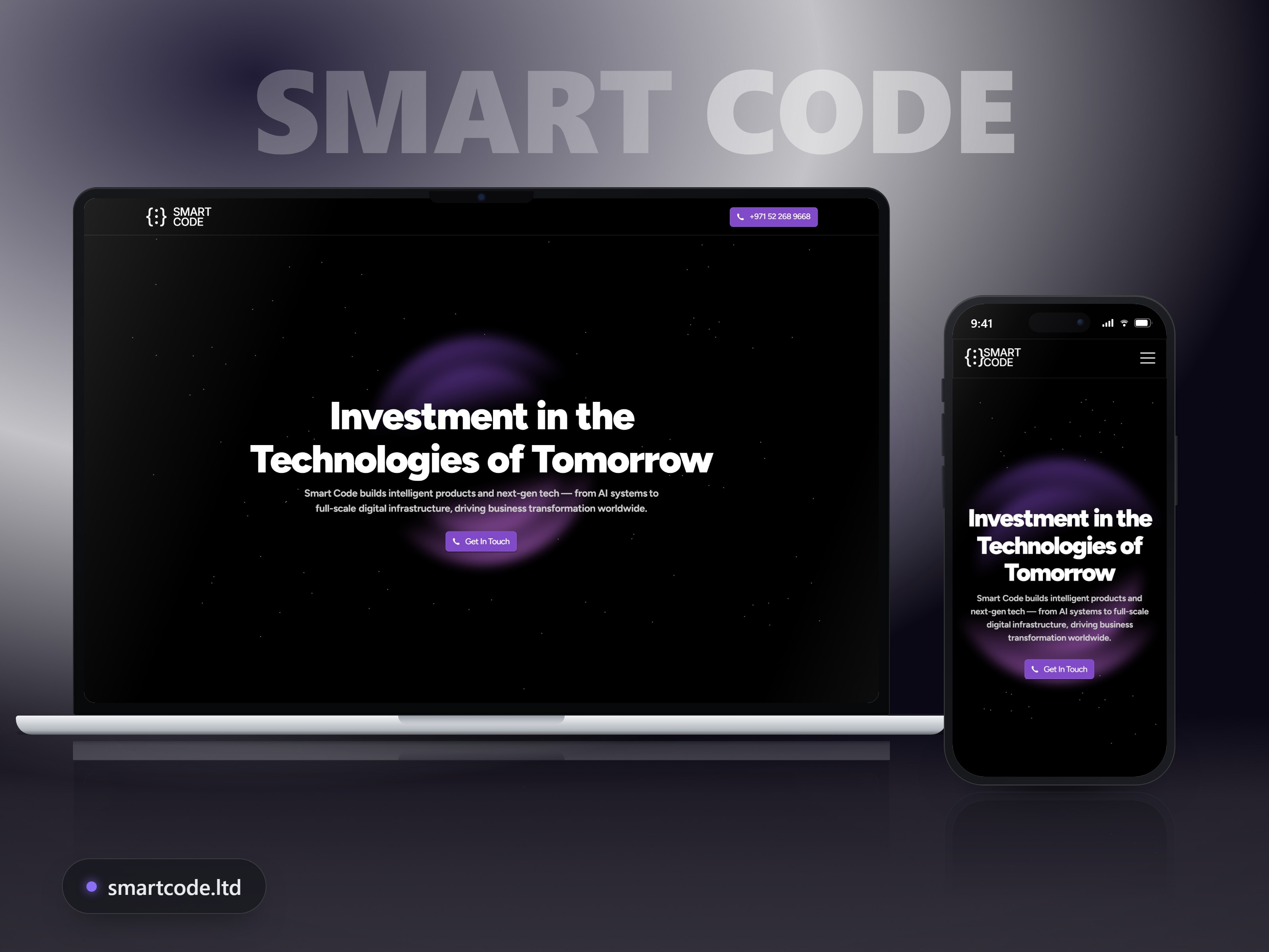 Smart Code — Corporate Site for an IT & Investment Company