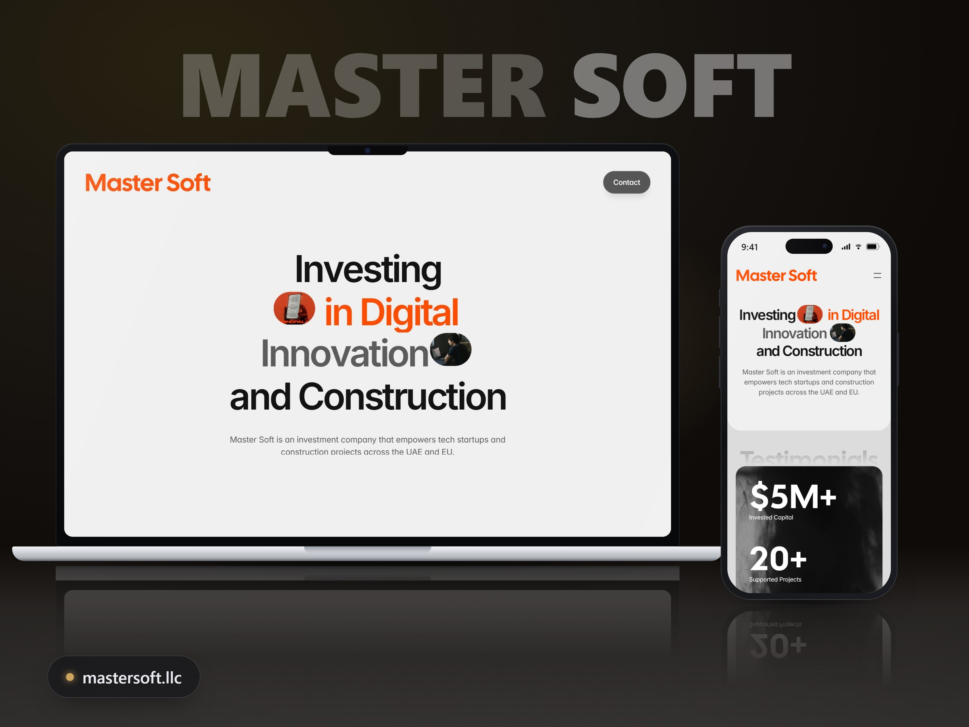 Master Soft — Investment Company Website