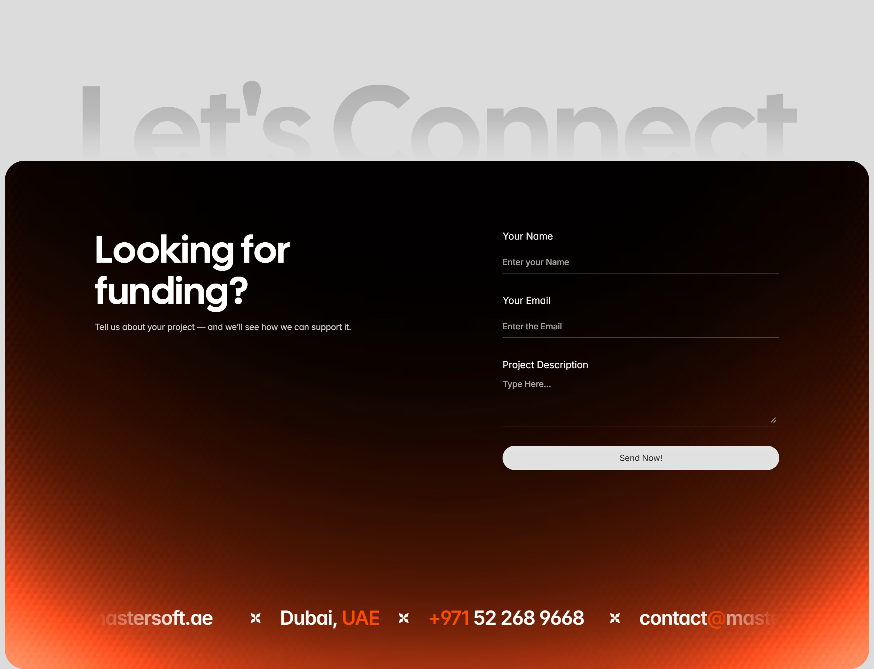Master Soft — Investment Company Website — 3