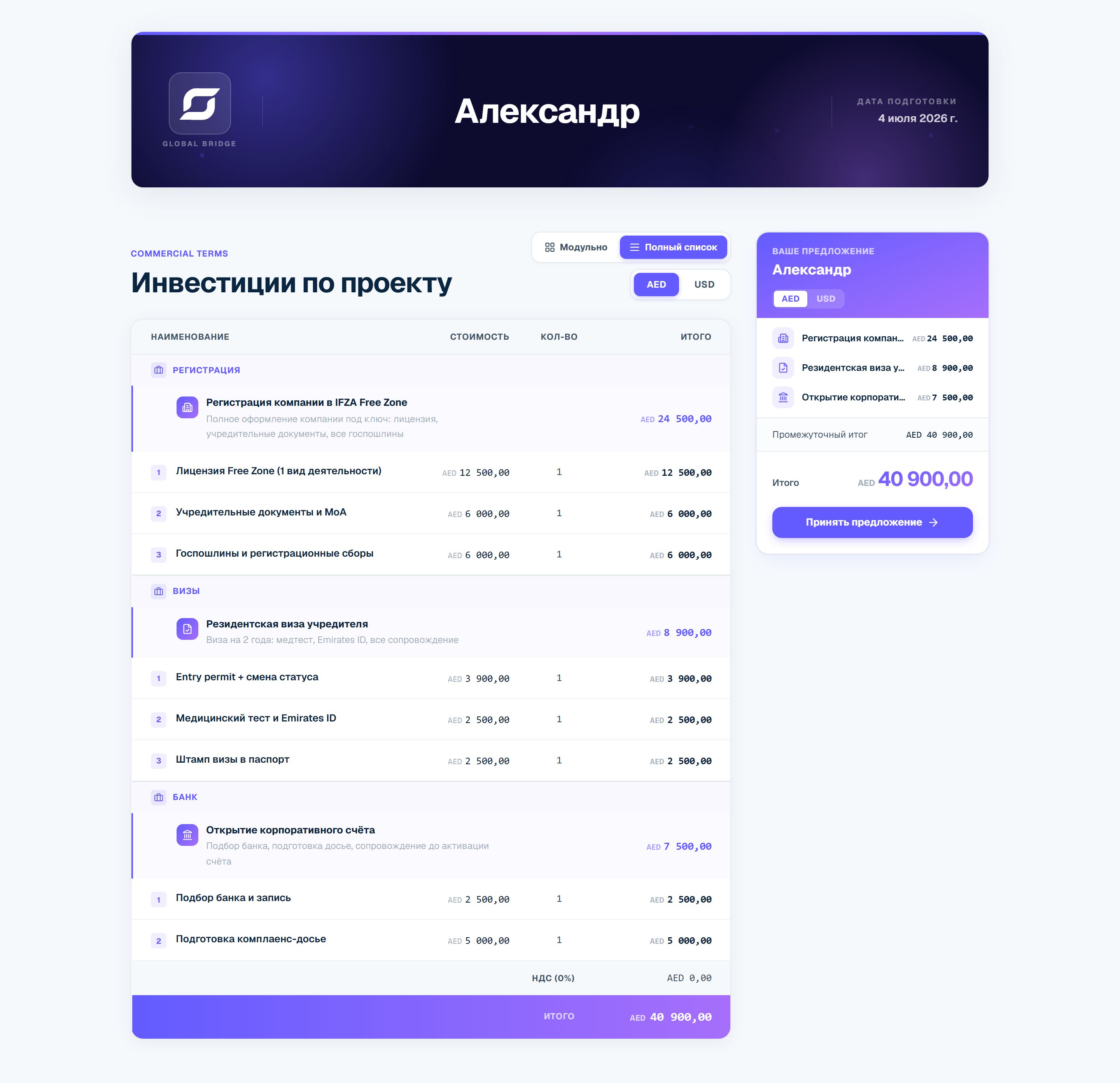 Proposals SaaS — B2B Quote Platform — 2